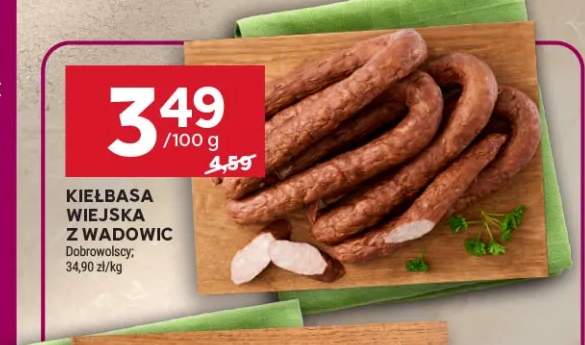 Kiełbasa wiejska z Wadowic Dobrowolscy