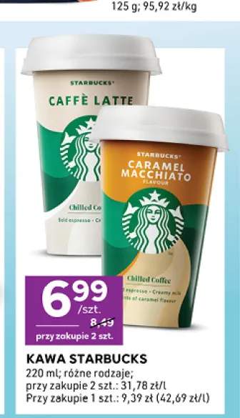 Kawa Starbucks Caffè Latte