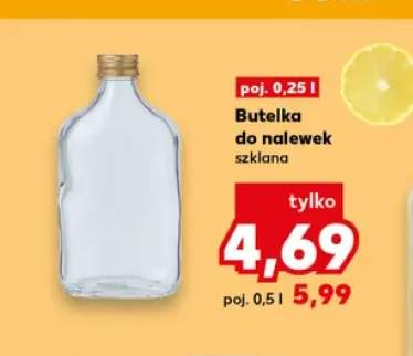 Butelka do nalewek szklana 0,25 l