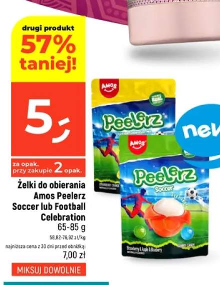 Żelki do obierania Amos Peelerz Football Celebration