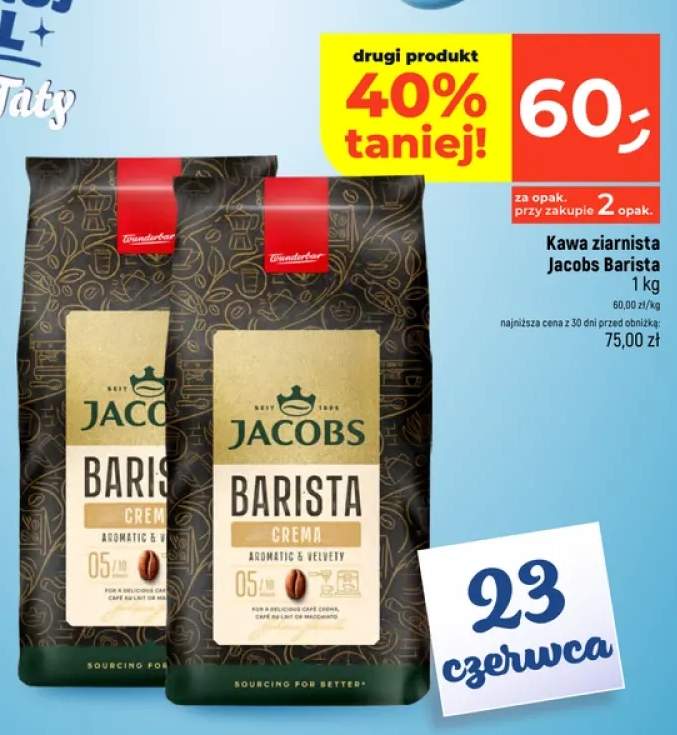 Kawa ziarnista Jacobs Barista Crema