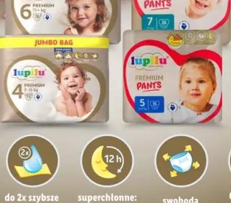 Pieluszki Lupilu Premium 4 jumbo bag