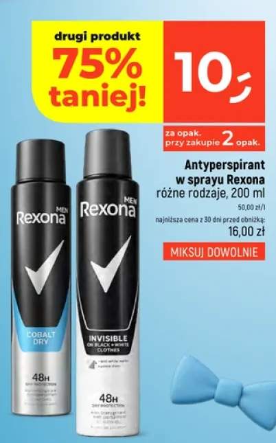Antyperspirant w sprayu Rexona Men Cobalt Dry