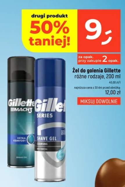 Żel do golenia Gillette Series Cleansing