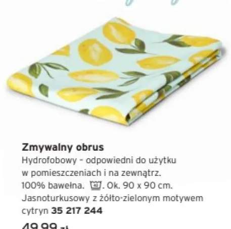 Zmywalny obrus