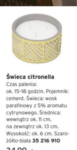 Świeca citronella