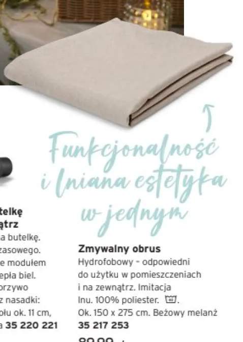 Zmywalny obrus
