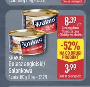 Gulasz angielski Krakus +1 wariant