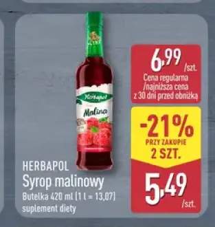 Syrop malinowy Herbapol