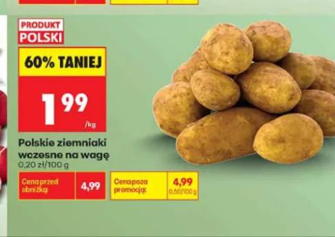 Ziemniaki wczesne polskie
