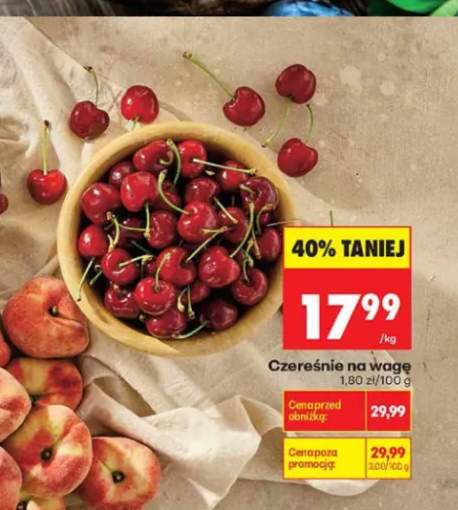Czereśnie na wagę