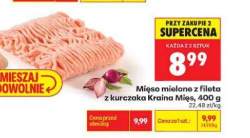 Mięso mielone z fileta z kurczaka Kraina Mięs