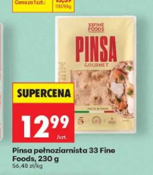 Pinsa pełnoziarnista 33 Fine Foods