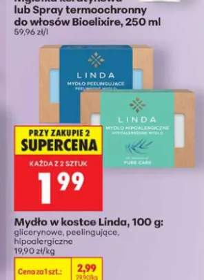 Mydło w kostce peelingujące Linda +2 warianty