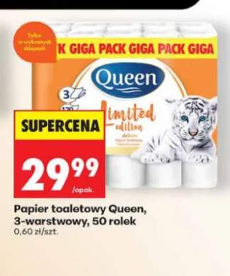 Papier toaletowy Queen 3-warstwowy 50-pak