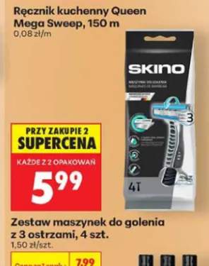 Zestaw maszynek do golenia z 3 ostrzami Skino 4-pak