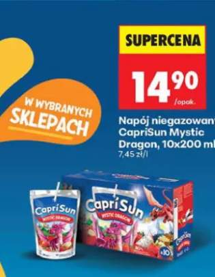 Napój niegazowany Capri-Sun Mystic Dragon 10-pak 200 ml