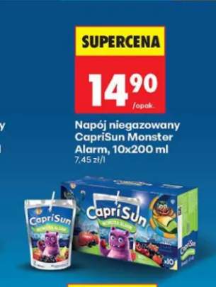 Napój niegazowany Capri-Sun Monster Alarm 10-pak 200 ml