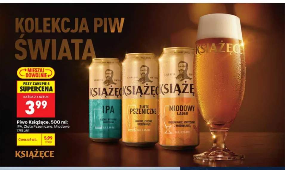 Piwo Książęce IPA +2 warianty