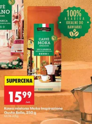 Kawa mielona Gusto Bello Caffè Moka Inspirazione