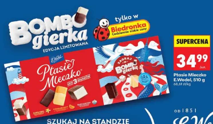 Ptasie Mleczko Mix 3 Smaków E.Wedel