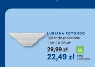 Talerz do makaronu Lubiana Rotondo ø 26 cm