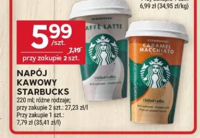 Napój kawowy Starbucks Caffe Latte +1 wariant