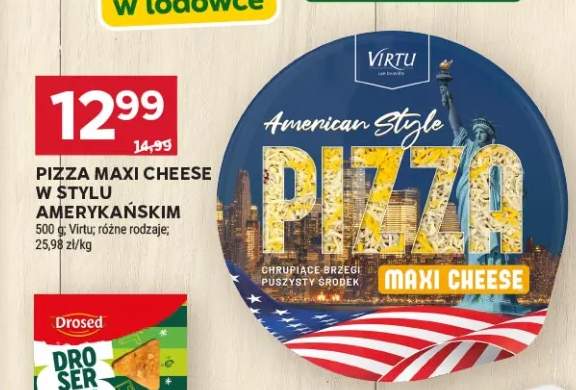 Pizza Maxi Cheese w stylu amerykańskim Virtu