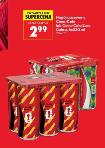 Napój gazowany Coca-Cola 6-pak 330 ml +1 wariant