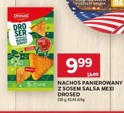Nachos panierowany z sosem salsa mexi Drosed