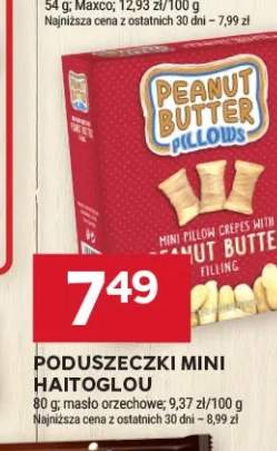 Poduszeczki mini z masłem orzechowym Haitoglou