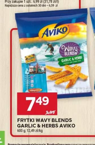 Frytki Wavy Blends Garlic & Herbs Aviko