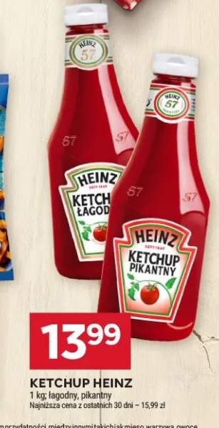Ketchup łagodny Heinz +1 wariant