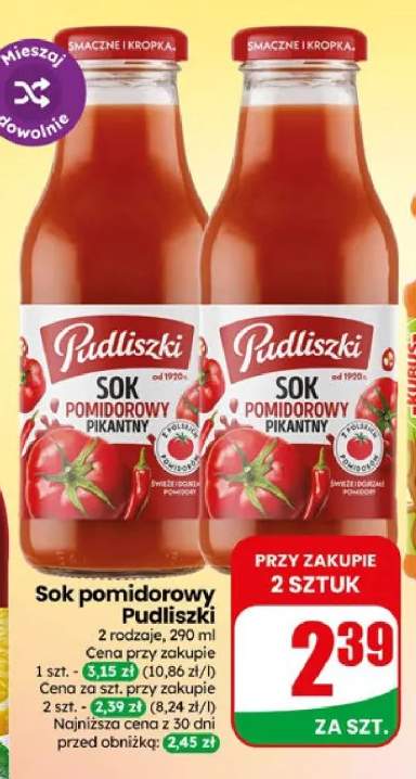 Sok pomidorowy Pudliszki