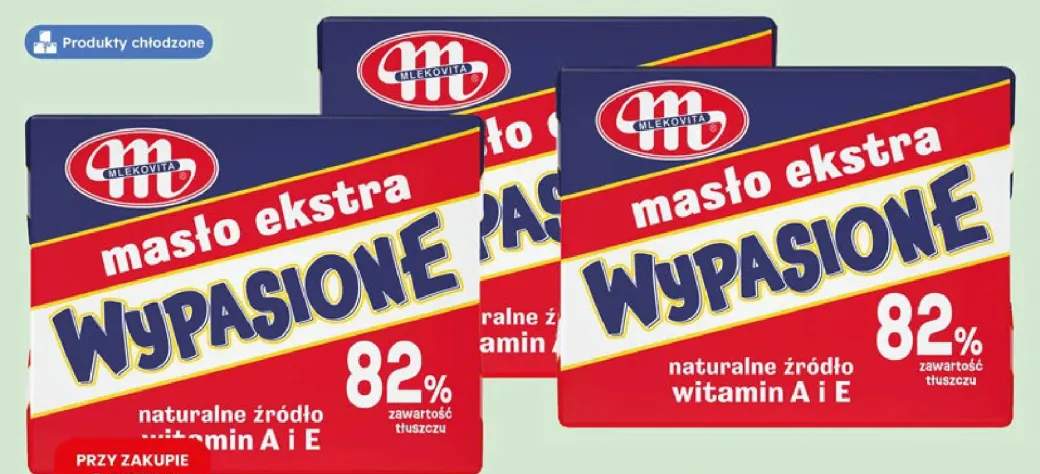 Masło ekstra 82% Wypasione Mlekovita