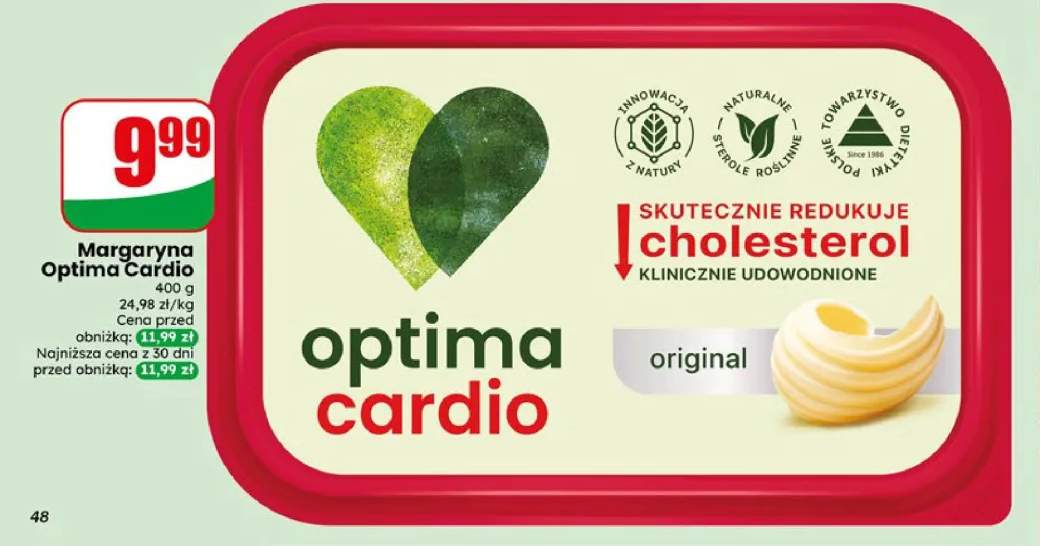 Margaryna Optima Cardio