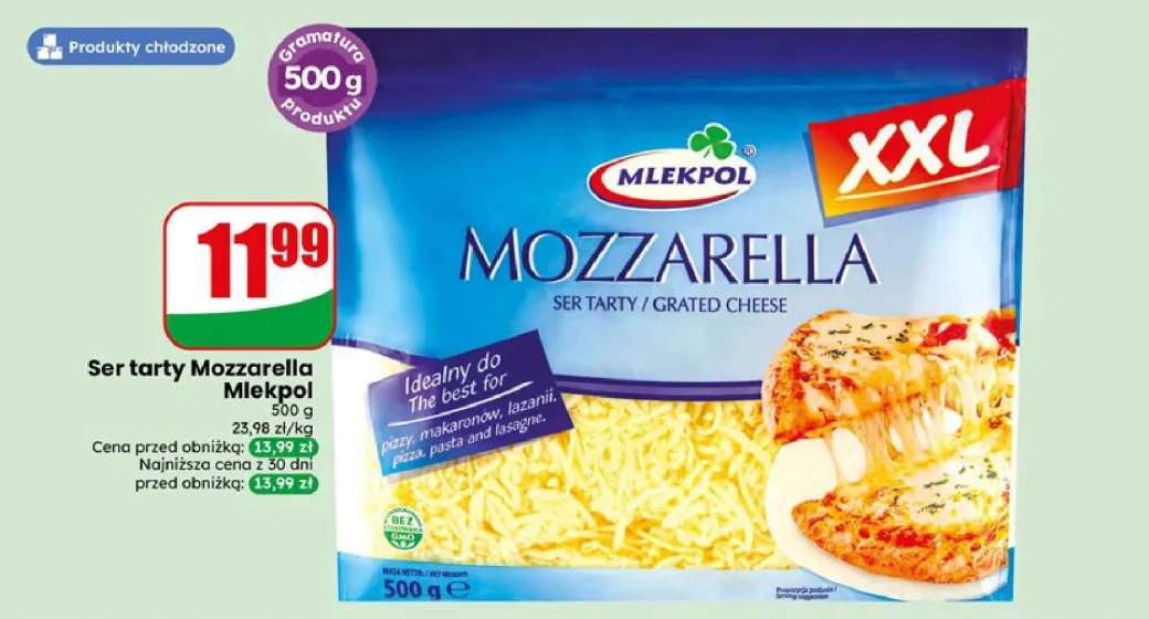 Ser tarty Mozzarella Mlekpol