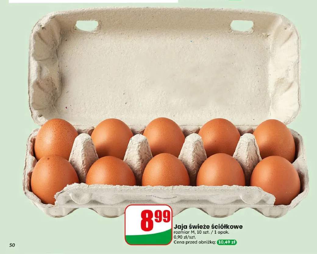 Jaja świeże ściółkowe