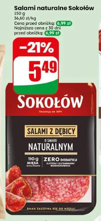 Salami naturalne Sokołów