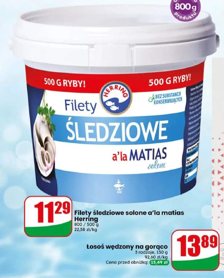 Filety śledziowe solone a'la matias Herring