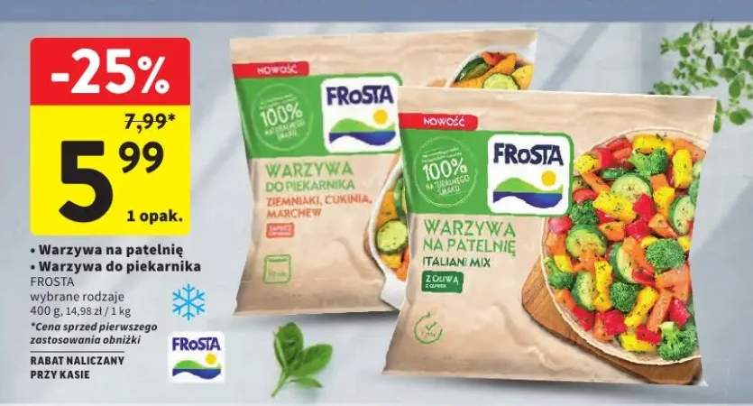 Warzywa na patelnię FRoSTA +1 wariant