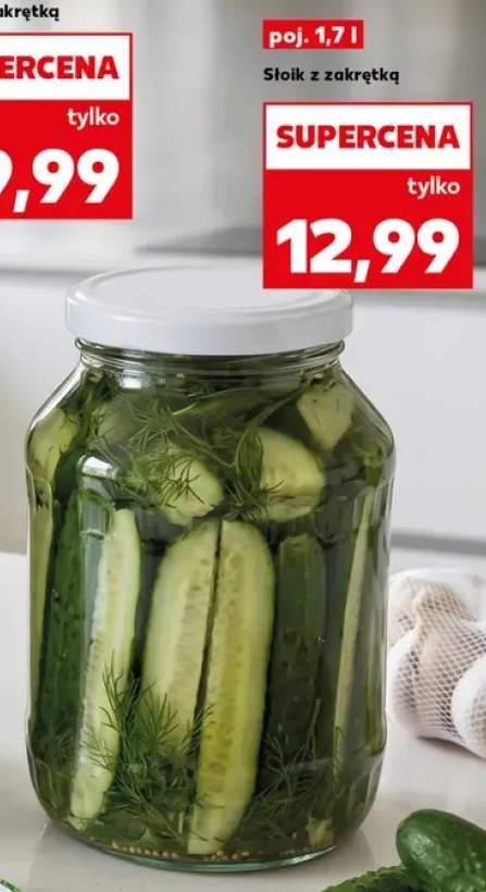 Słoik z zakrętką 1,7 l