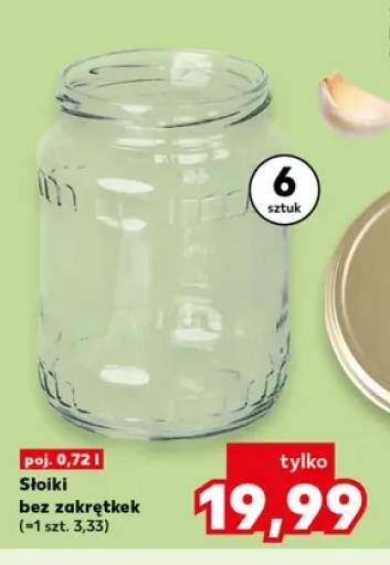 Słoiki bez zakrętek 6-pak