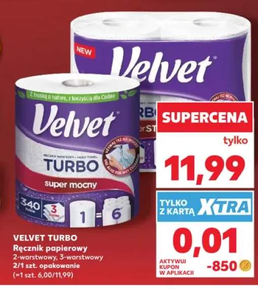 Ręcznik papierowy Velvet Turbo 3-warstwowy