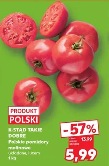 Pomidory malinowe K-Stąd Takie Dobre polskie