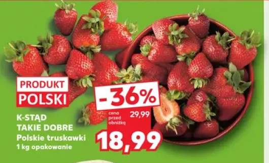 Truskawki polskie K-Stąd Takie Dobre