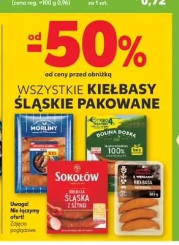 Kiełbasa śląska Dolina Dobra +3 warianty