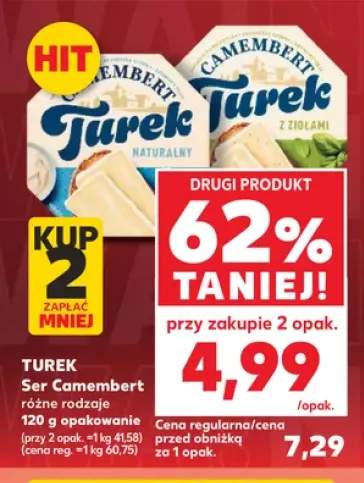 Ser Camembert Turek naturalny +1 wariant