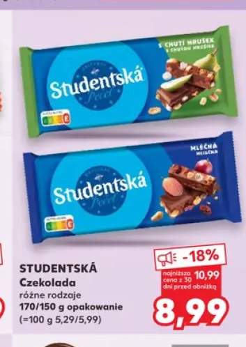 Czekolada Studentská mleczna +1 wariant