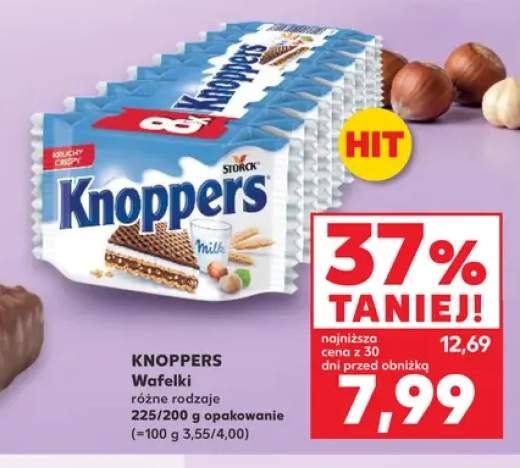 Wafelki Knoppers 8-pak